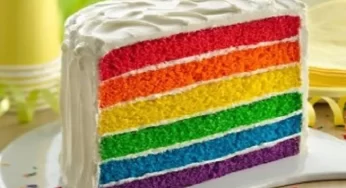 6 Passos para Fazer um Bolo Arco-Íris de Encher os Olhos