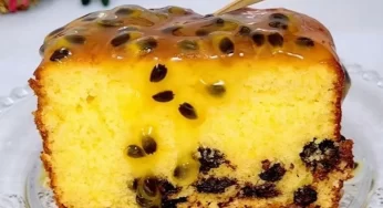 Bolo de Maracujá: A Experiência Cítrica Refrescante
