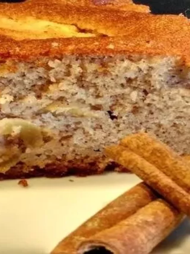 Receita de Bolo de Banana com nozes, vai te surpreender