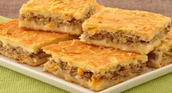 Torta de Carne Moída de Liquidificador Deliciosa fácil de fazer