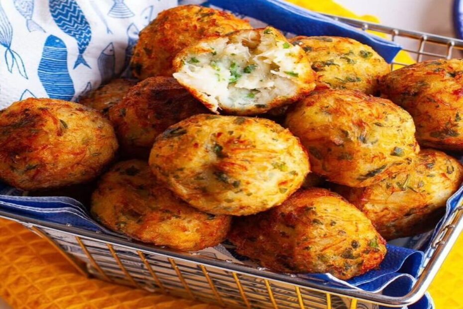 Bolinhos crocantes de batata frita - Receitas Agora