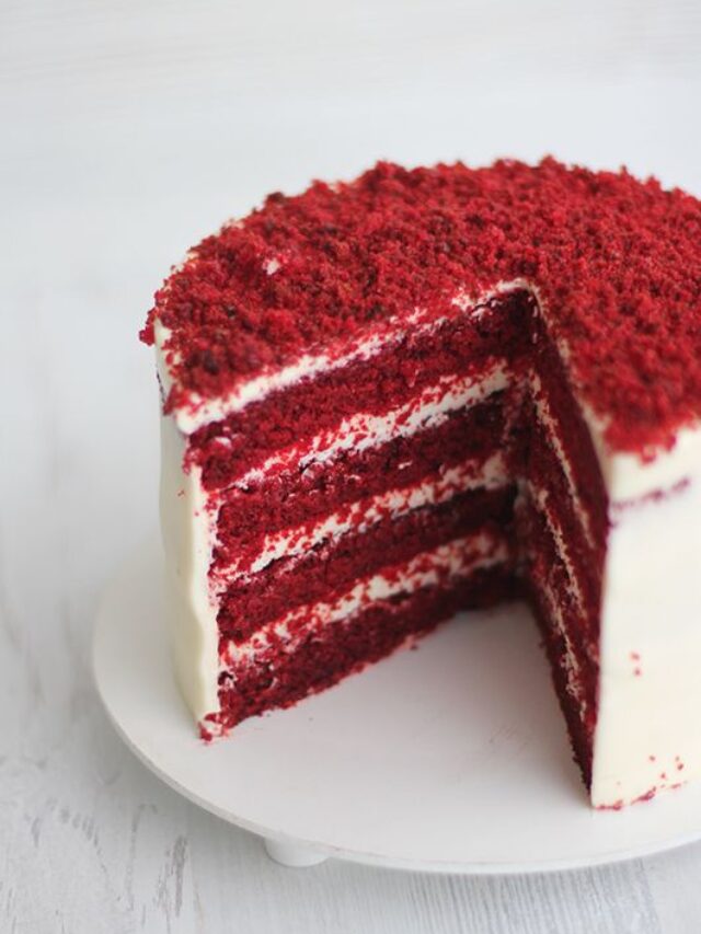 Bolo Red Velvet com Cream Cheese