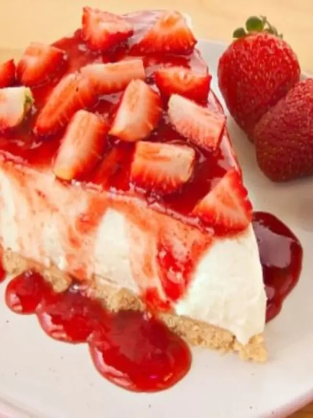 Cheesecake de Morango MAIS GOSTOSO DA VIDA