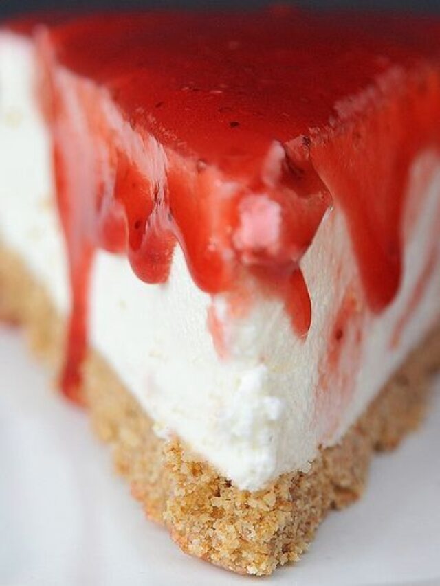 Cheesecake de Morango MARAVIILHOSO