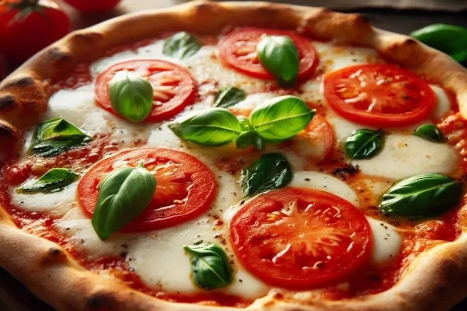 Pizza margherita, receita de pizza, molho de tomate, mussarela, manjericão, italiana, fácil, jantar, como fazer pizza, como fazer pizza margherita, receita de pizza margherita, receita de massa de pizza,