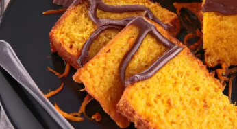 5 Passos Bolo de Cenoura sem Lactose, Cobertura de Chocolate