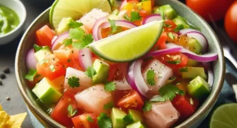 Ceviche de Peixe à Moda Peruana nota 10